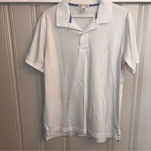 The Beaufort Bonnet Company men’s large Pima cotton white polo short sleeve club